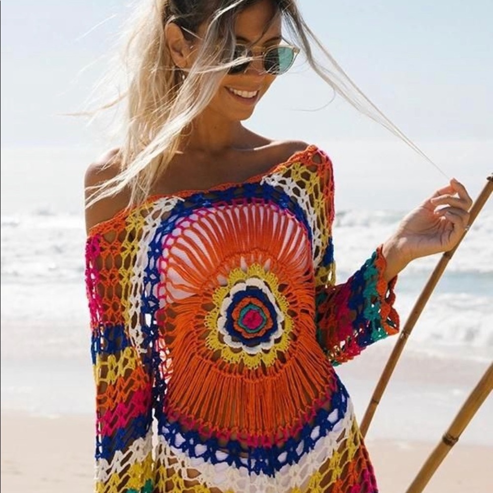 ♡ NEW ! colorful coverup 🏝